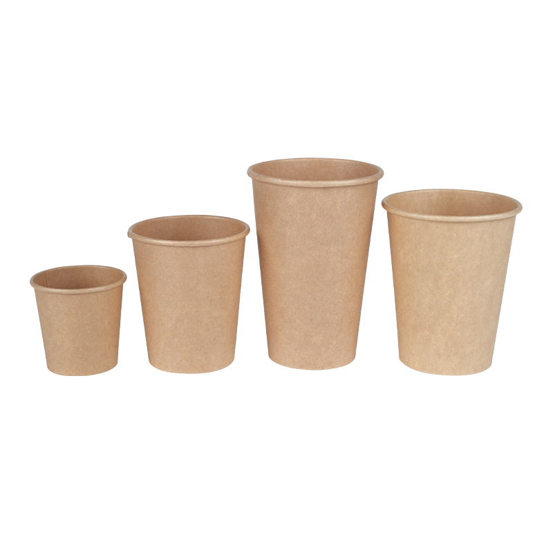 5/7/9/12 oz PE coated trykt Kraft Paper Cup